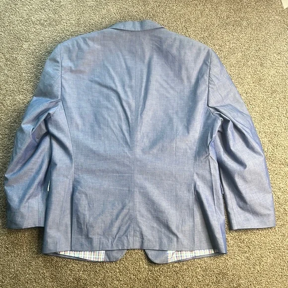 Elegant Blue Suit Set with Notch Lapel